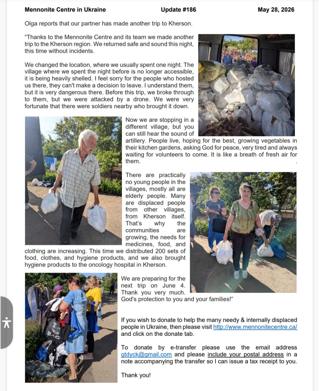 Friends of the Mennonite Centre in Ukraine